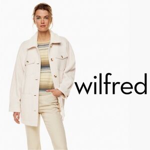 Wilfred Free Pacific Shirt
Jacket Heather Bone Size Extra Small 100% Merino Wool